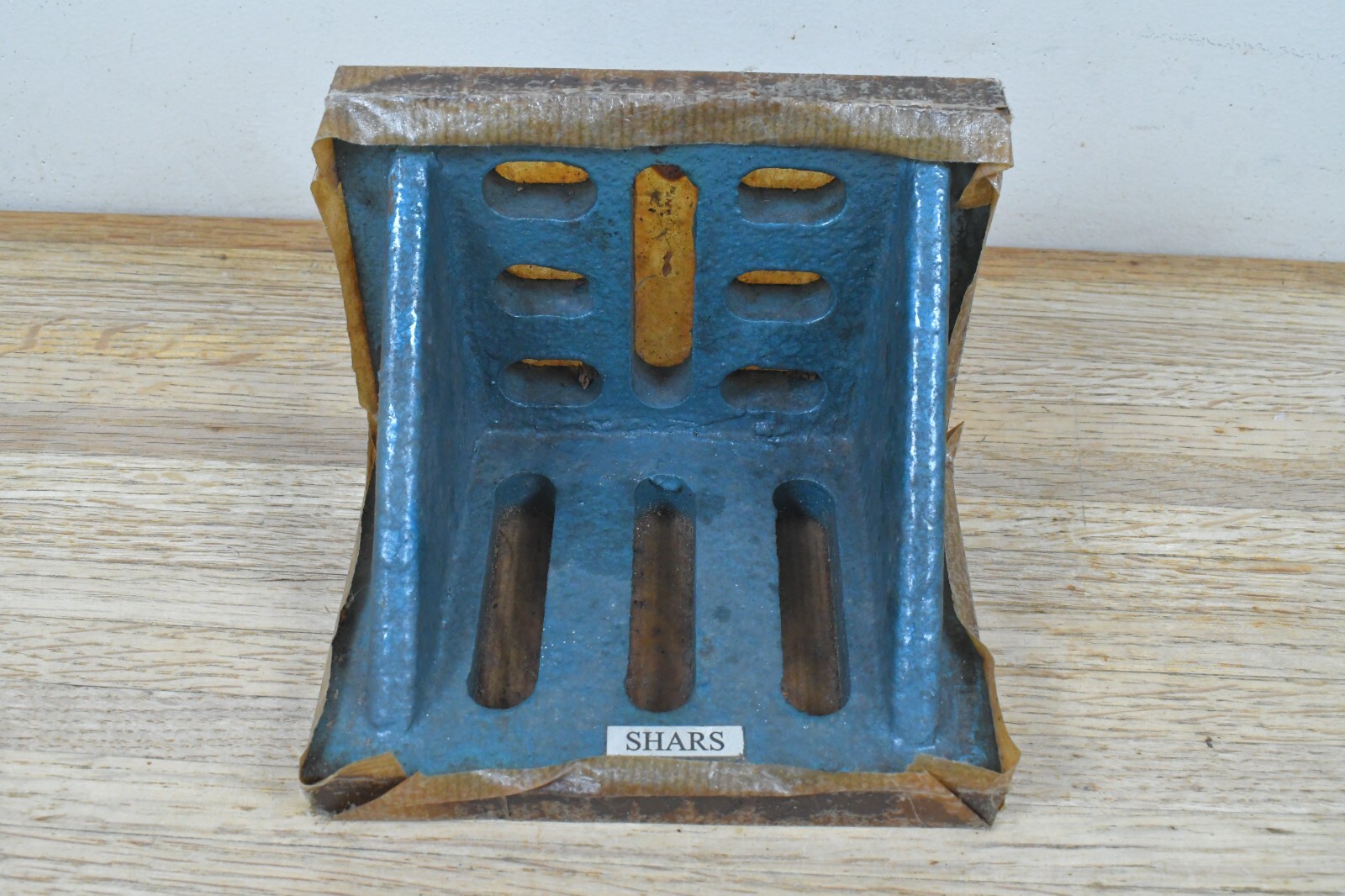 Vtg SHARS Angle PLate Accurate Ground Webbed 6"x5"x4.5" High Tensile Cast Iron