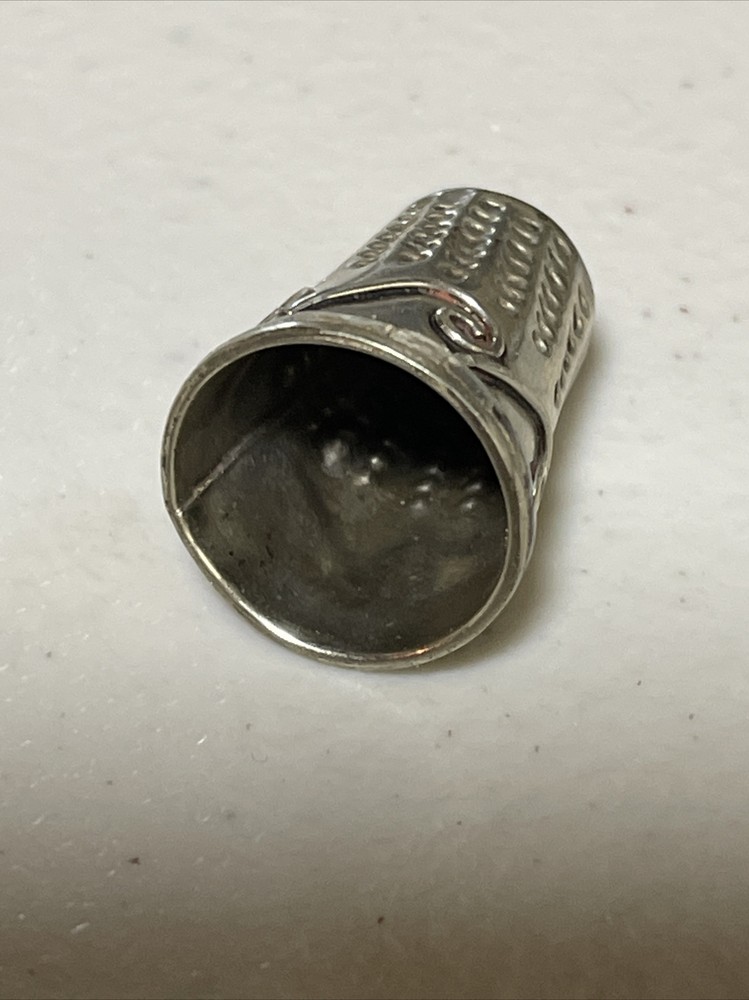 Vintage Sterling Silver Thimble Taller