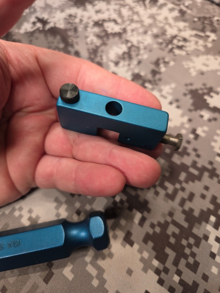 K&M PRECISION MICRO ADJUSTABLE CASE NECK TURNER & REAMER PRIMER POCKET HANDLE