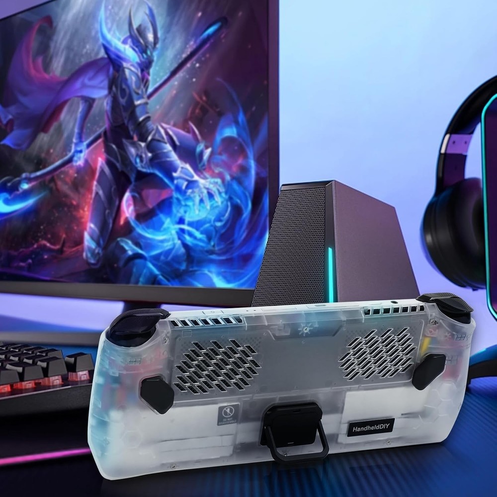 Cooling Modcase for ROG Ally, Ally Back Plate Accessories, Translucent