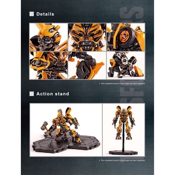 Transformers Bumblebee Camaro Figure Model Kit Pre Painted Model Kit