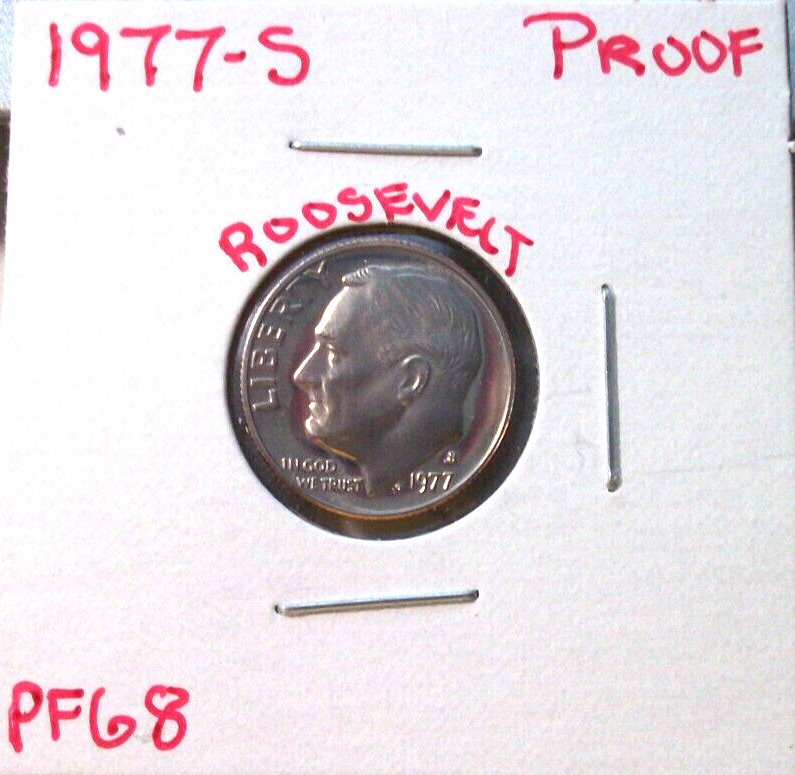 1977 SAN FRANCISCO PROOF ROOSEVELT DIME
