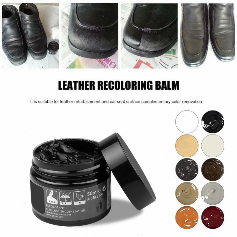 Leather Repair Cream Gel Kit Filler Restore Car Seat Sofa Scratch Holes Advanced
