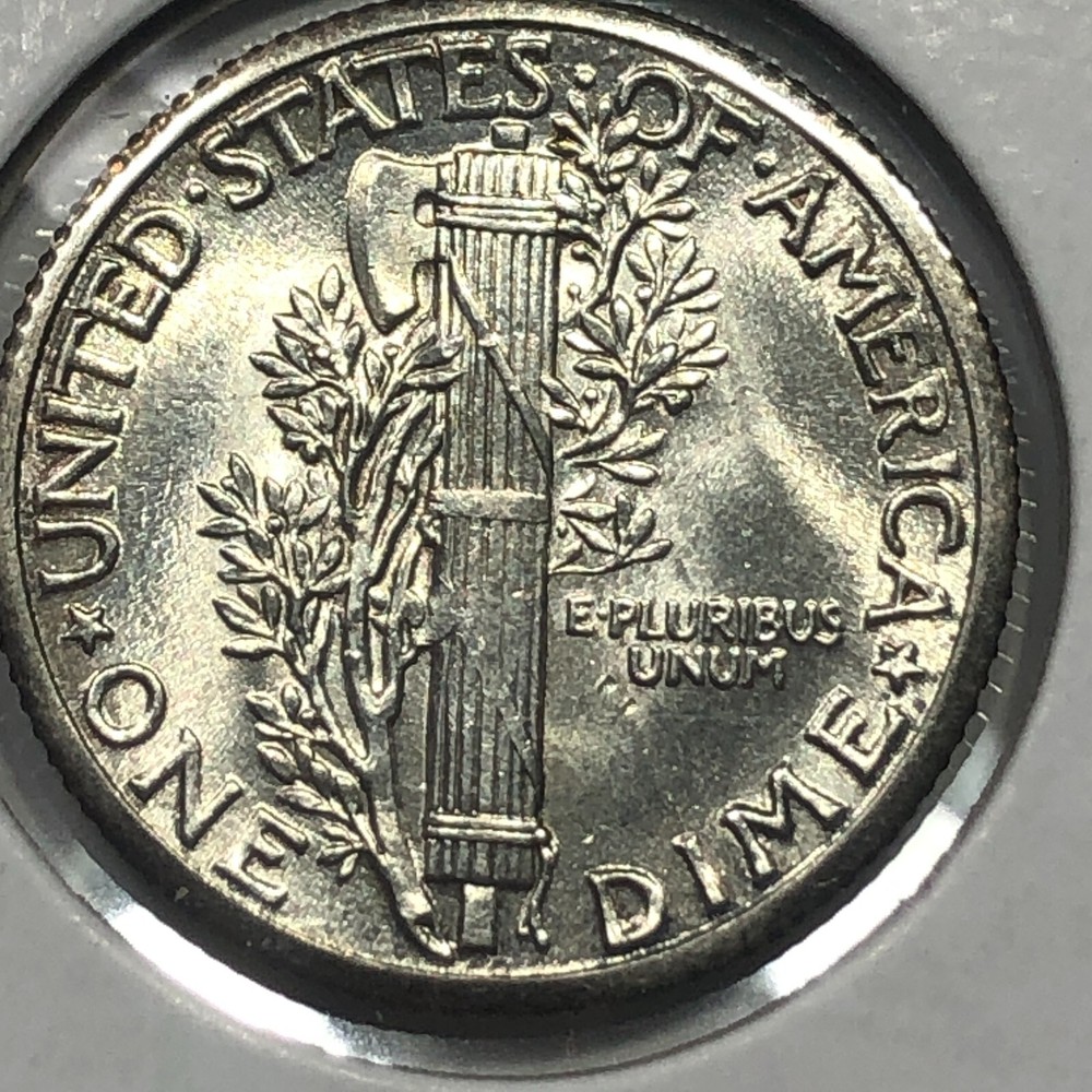 1934 - Uncirculated Mercury Silver Dime - #19441