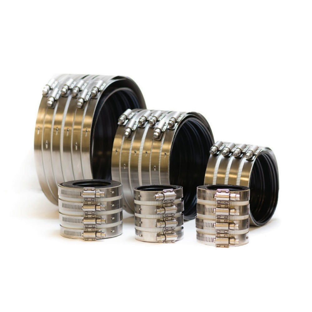 ANACO HUSKY HD2000 6" PIPE COUPLING PVC