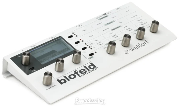 Waldorf Blofeld Desktop Synthesizer - White