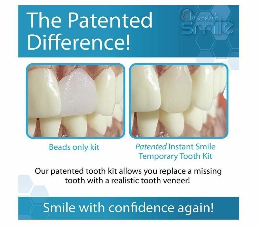 Instant Smile Multi-Shade Temporary Tooth Repair Kit 3 SHADES-Rapid Repair