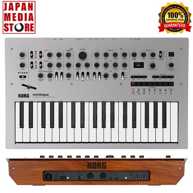 KORG minilogue Polyphonic Analog Synthesizer Multi-engine 37-keys Sequencer NEW
