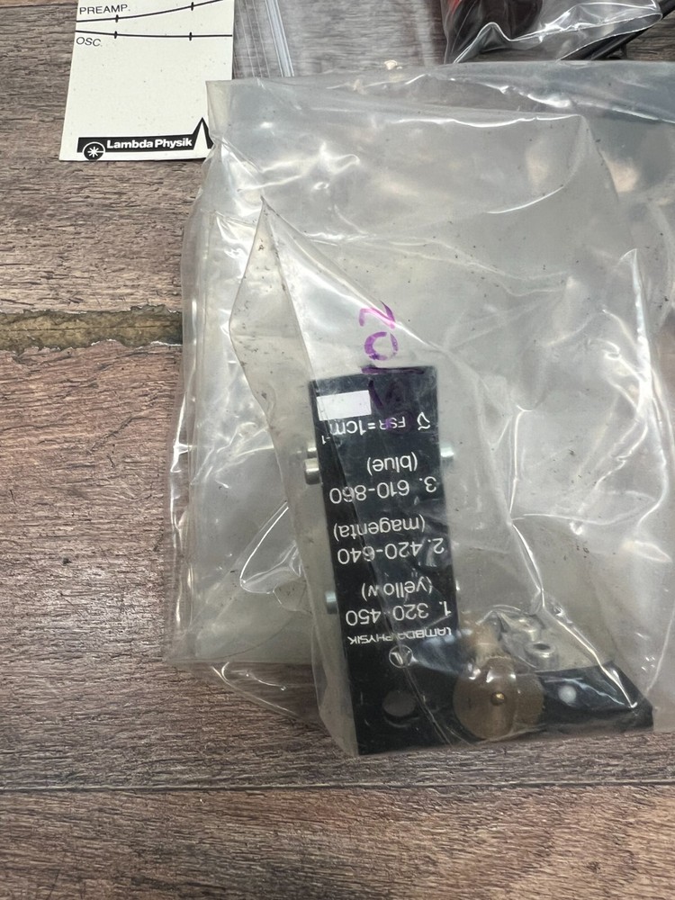 Lambda Physik Dye Laser Toolkit