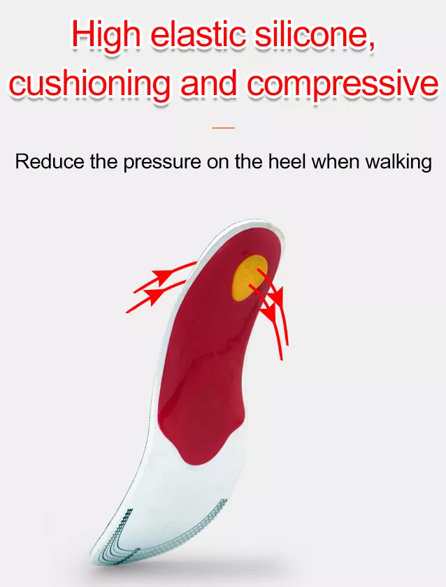 Orthotic Shoe Insoles Inserts Flat Feet High Arch Support for Plantar Fasciitis