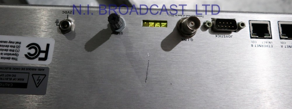 1x Evertz cp2032e ethernet IP router matrix panel