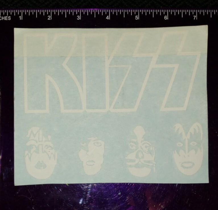 The Band Kiss Decal with Face Images