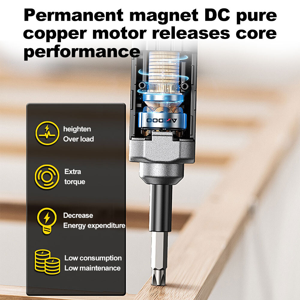 Mini Rechargeable Cordless Electric Screwdriver Drill USB Charging Power Tool