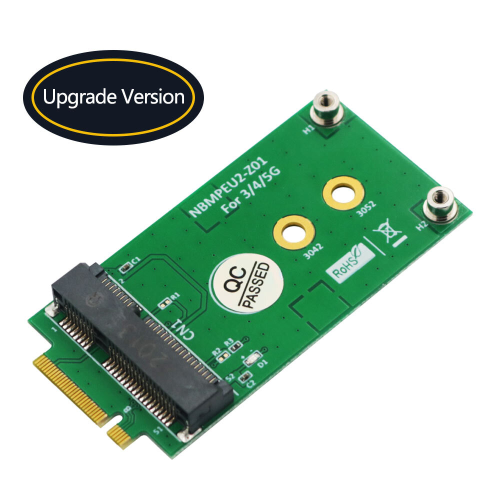 M.2 Key B to Mini PCI-E Adapter for 3G/4G/5G Module