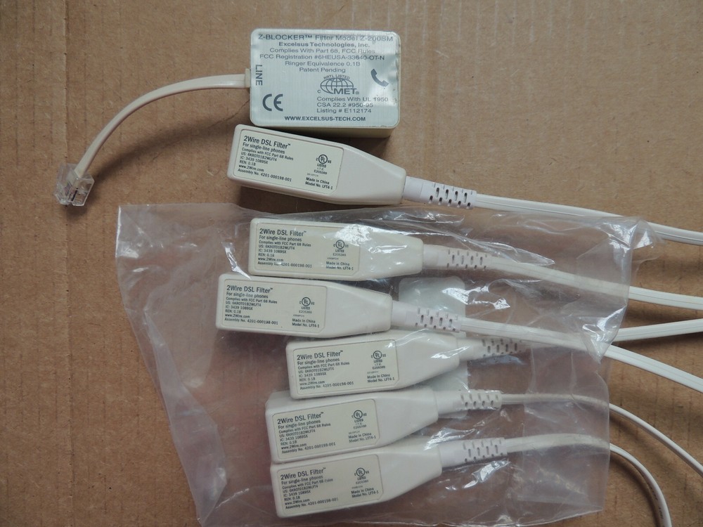 2Wire & Excelsus Z Blocker DSL Filter for phone Devices