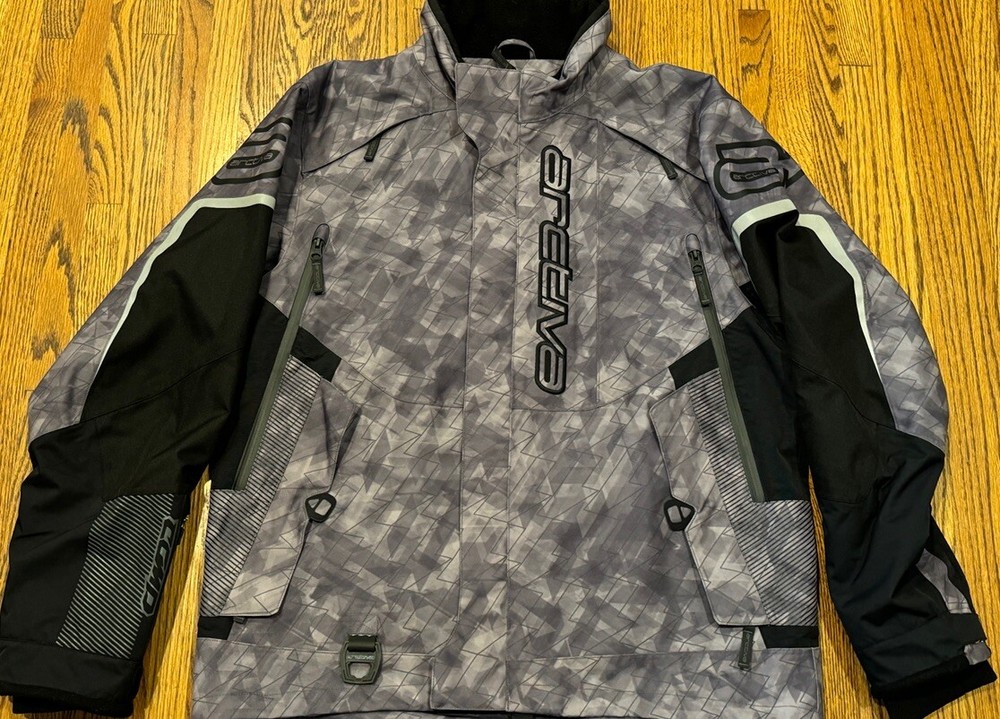 Arctiva Comp 8 RR Retro Reflective Snowmobile Soft Shell Jacket Mens Medium Camo