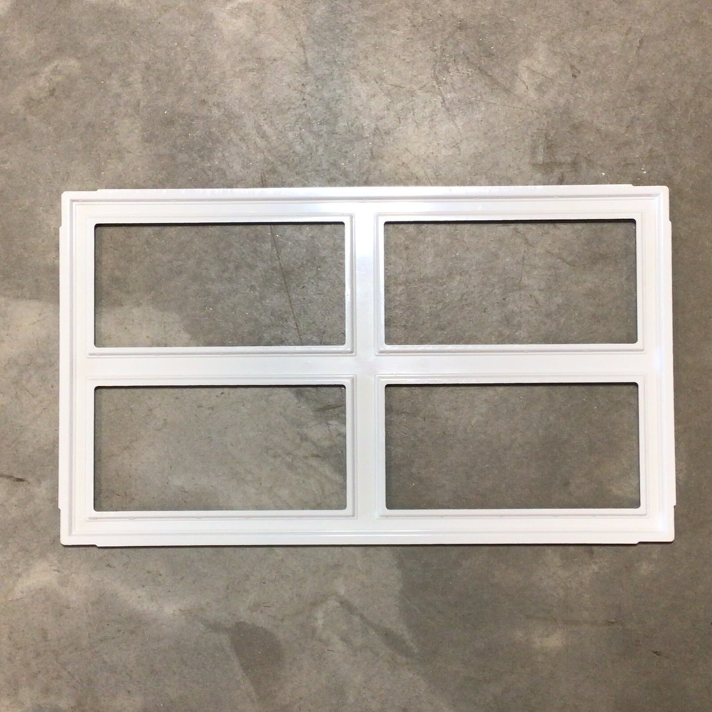 4 Clopay Colonial Replacement Inserts for Short Panel Clopay Garage Doors White