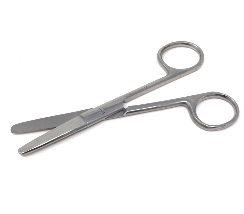 4.5" Operating Scissors Blunt / Blunt Straight Surgical Instruments