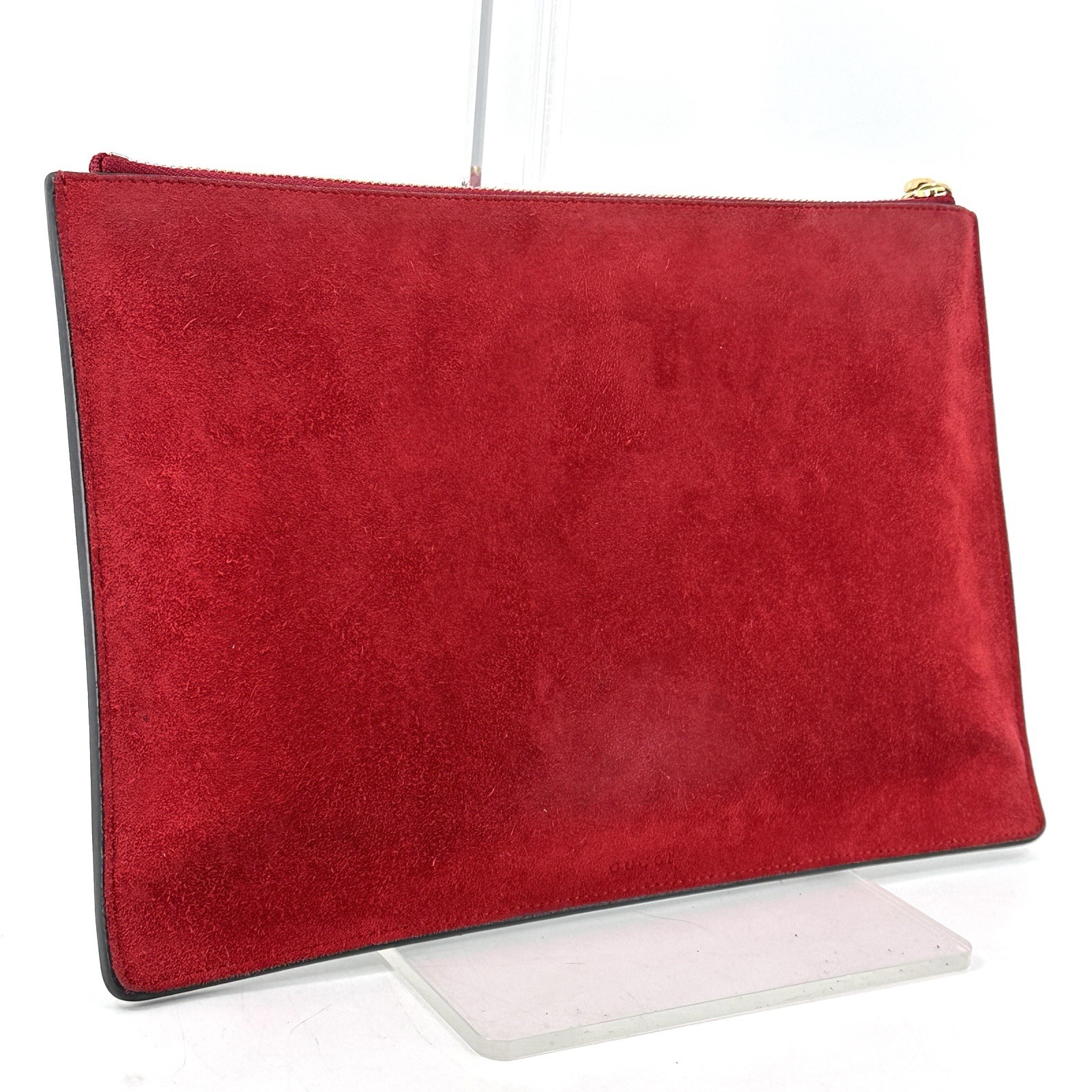 GUCCI Blooms Clutch Bag Purse Flower GG Blue Flora Authentic