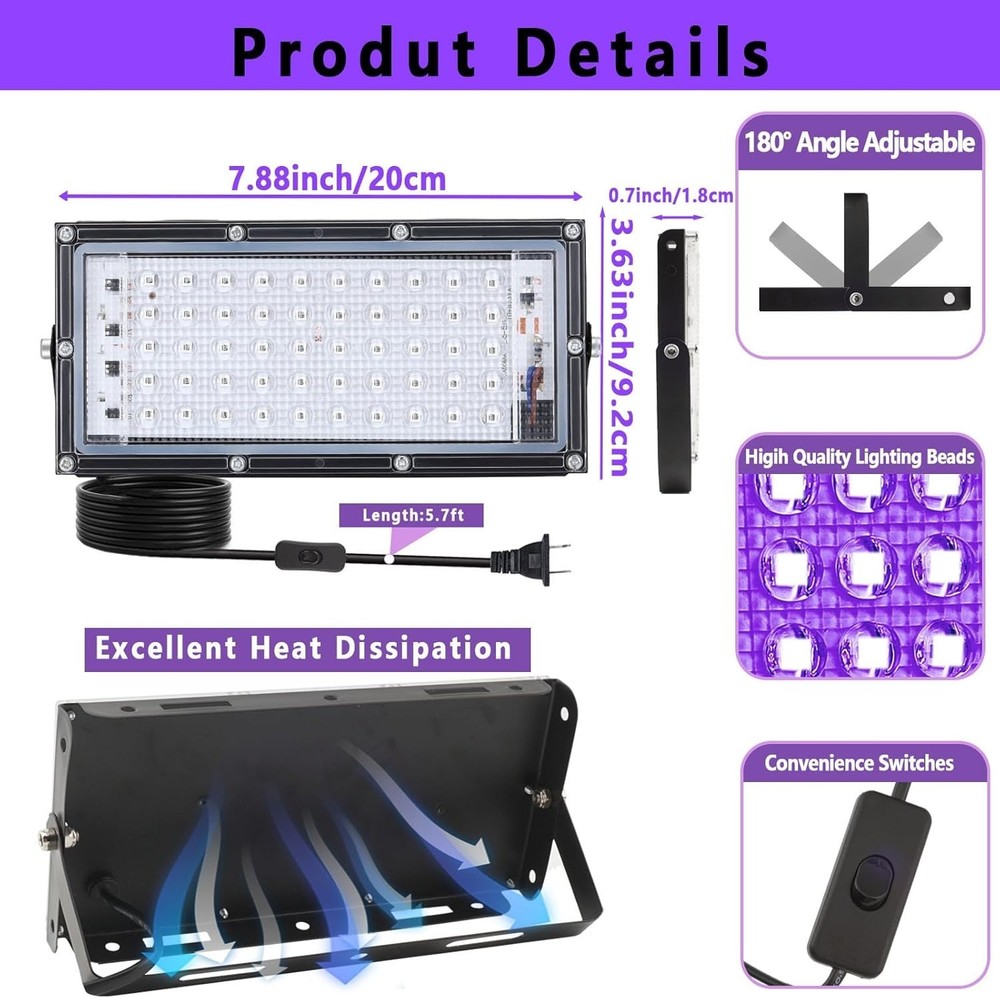 Exposure Unit for Screen Printing, 25W LED UV Screen Printing Exposure Light