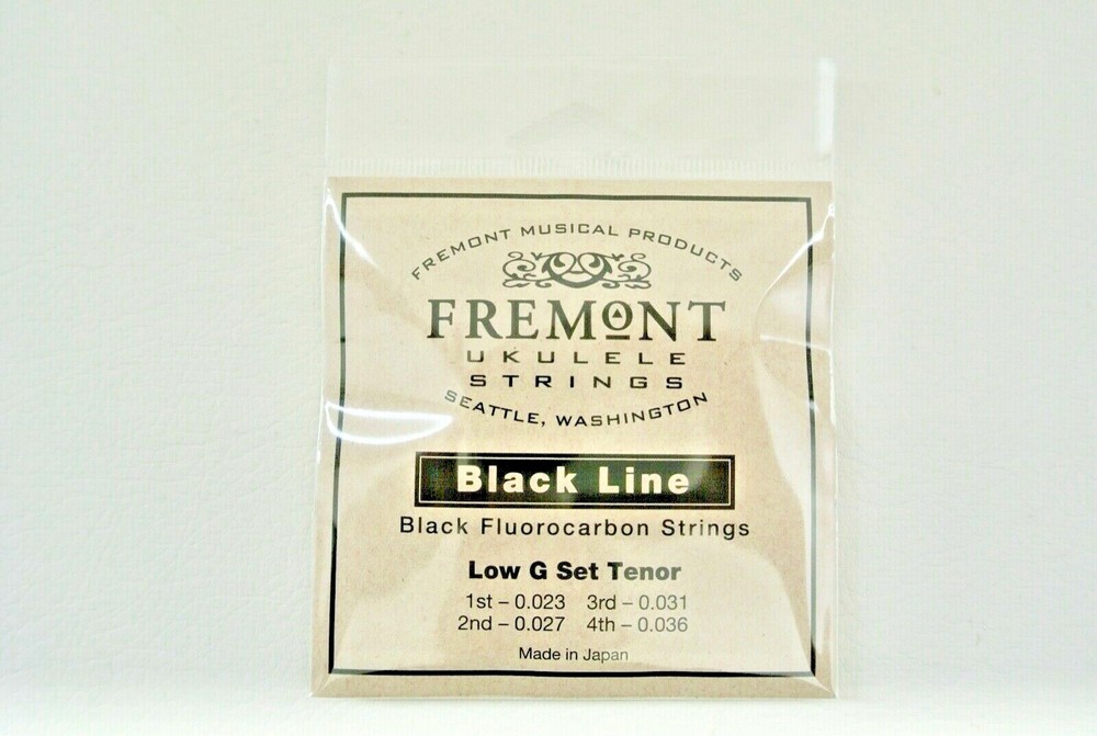 Fremont Blackline Fluorocarbon Ukulele Strings Tenor Low-G Set