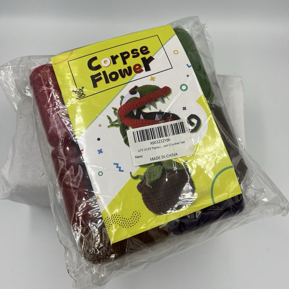 Corpse Flower Complete Crochet Kit for Beginners Crafts