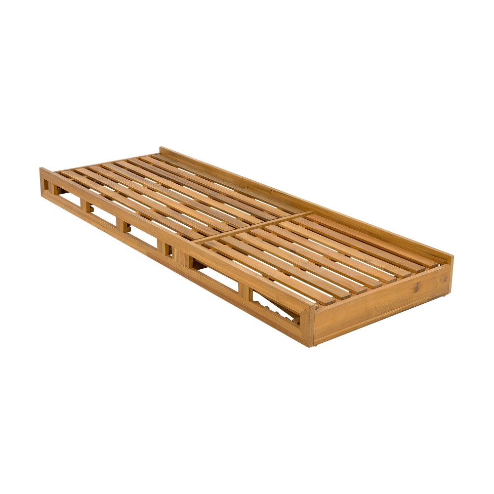 Outdoor Chaise Lounge w/ Adjustable Recliner & Water-Resistant Cushion for Patio