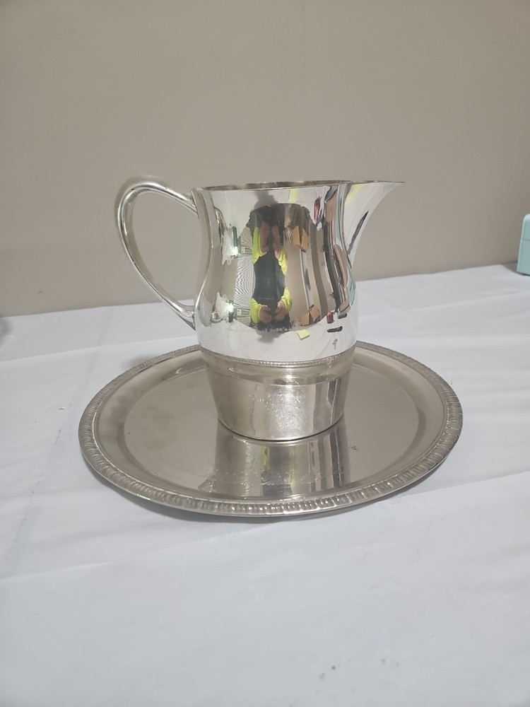 Vintage Silver Plated Tea / Water Pitcher
