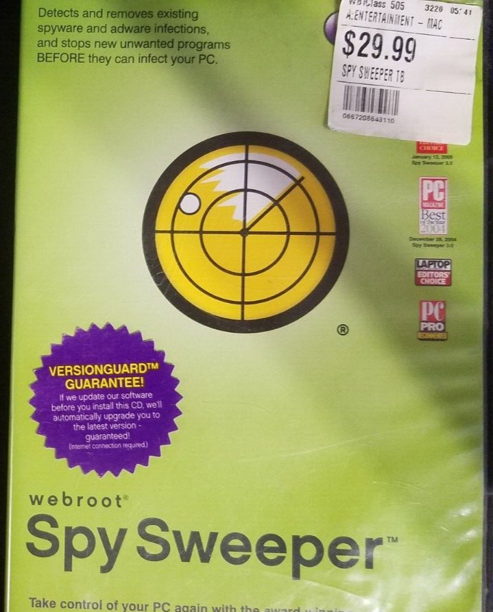 Spy Sweeper {2003-2005 Webroot Software Inc.}