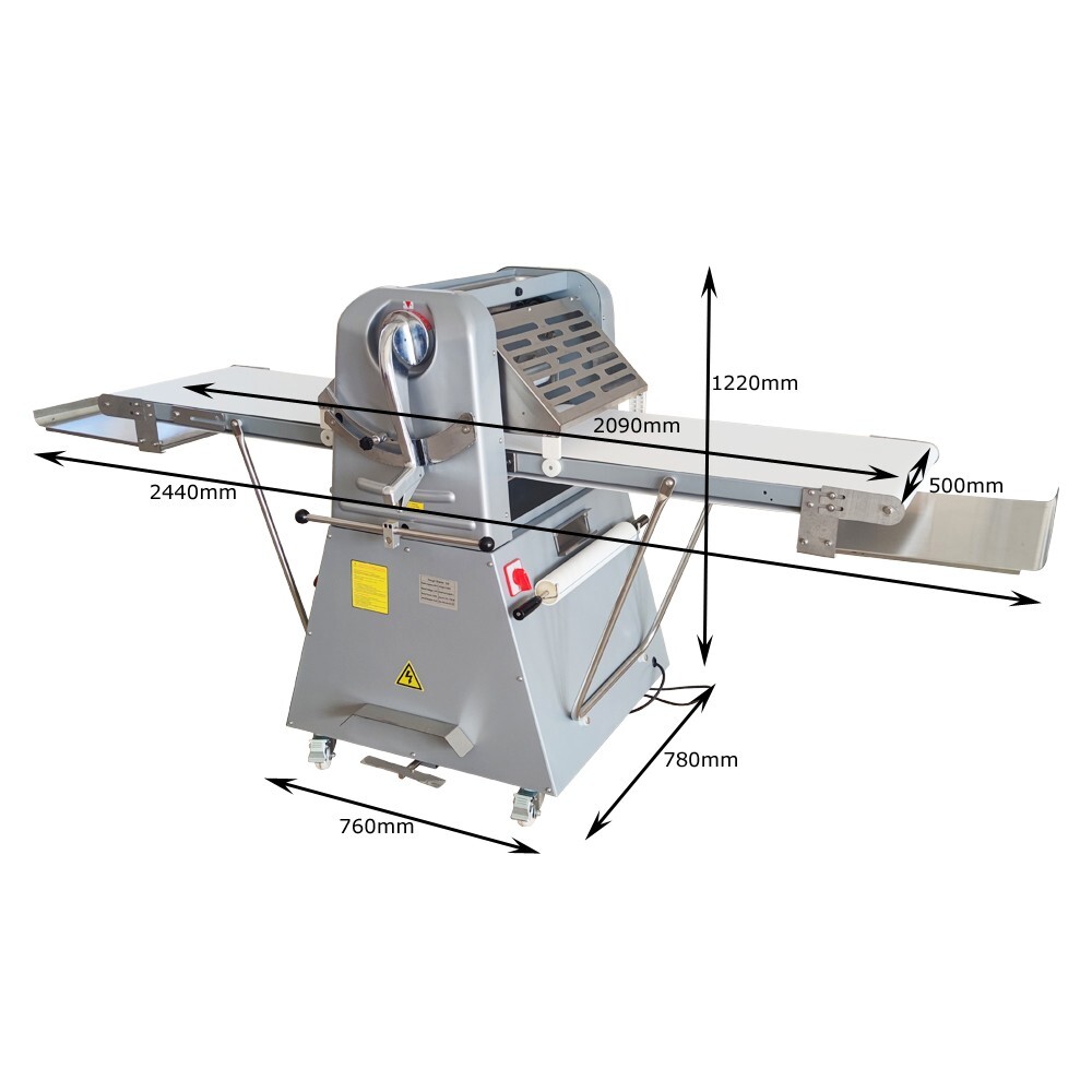 Commercial Danish Pastry Machine Crispy Dough Roller Sheeter & Bakery Rolling