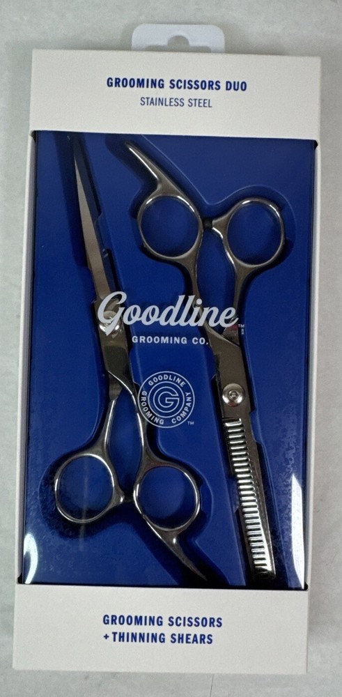 GOODLINE GROOMING SCISSORS DUO THINNING SHEARS BOXED