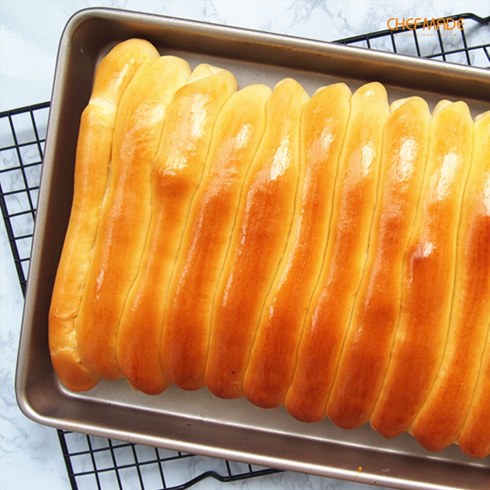 CHEFMADE Rectangle Cake Pan, Non-Stick Loaf Pan Deep Dish Bakeware