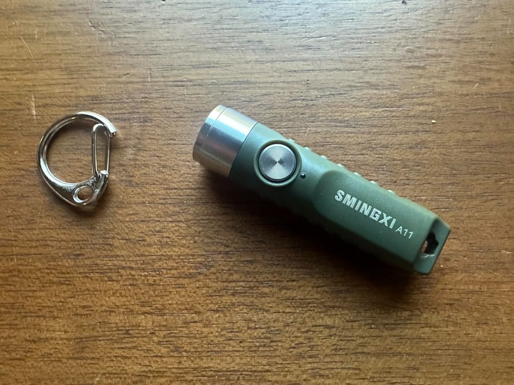 A11 500 Lumen Rechargeable Keychain Flashlight Mini Waterproof EDC