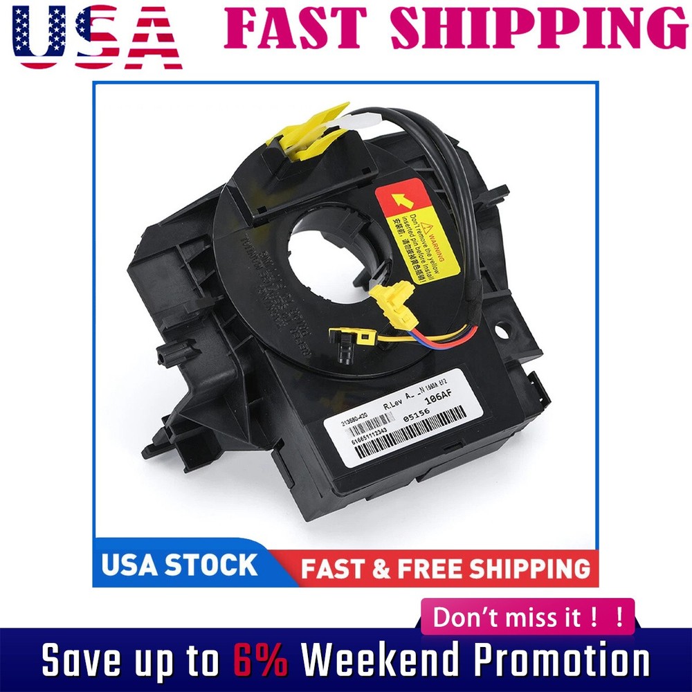 Steering Wheel Clock Spring with Angle Sensor For Jeep Wrangler JK 2007-2018