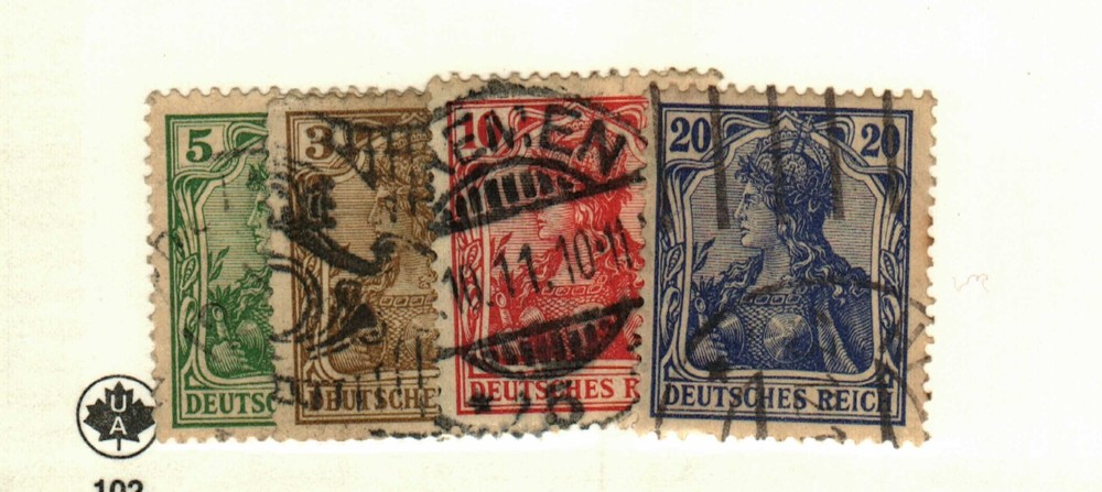 Germany #66-9 used