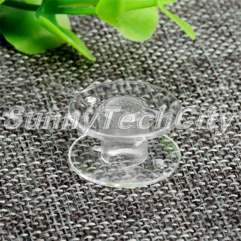 10X Clear Empty Thread Bobbin String Sewing Machine Spool for Sewing Machine