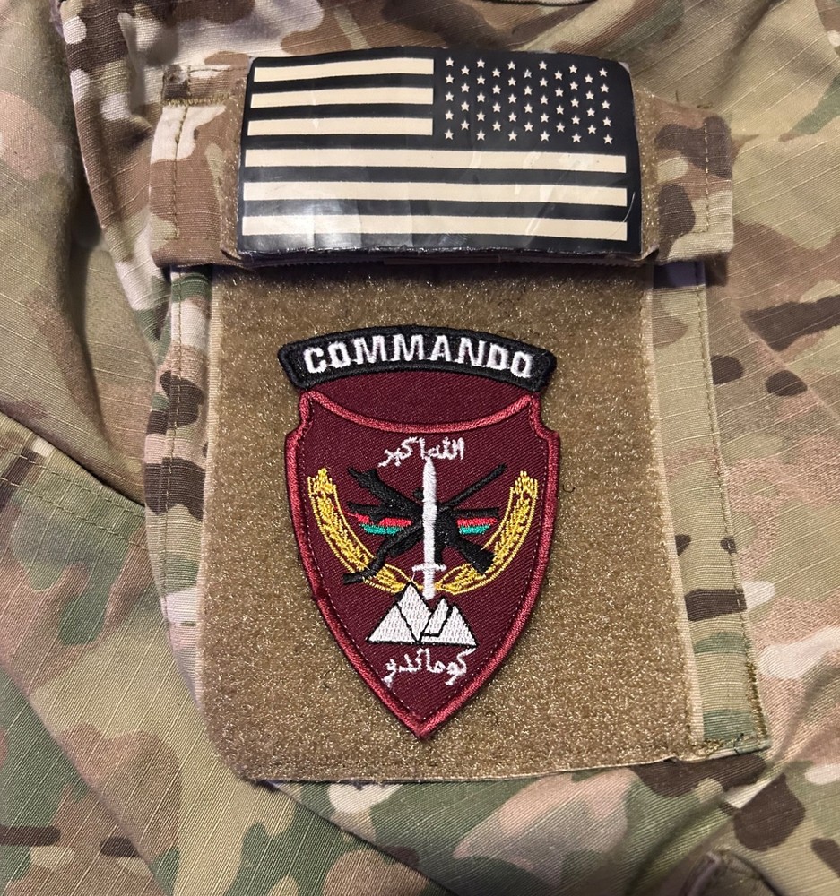 AFGHAN NATIONAL ARMY ANA COMMANDO SSI KANDAK SPECIAL FORCES PATCH