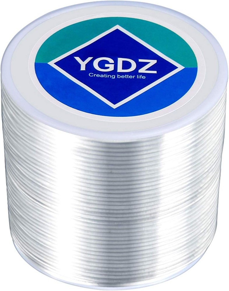 YGDZ 1.5mm Bracelet String, Elastic String Crystal Stretch 1.5mm, Clear