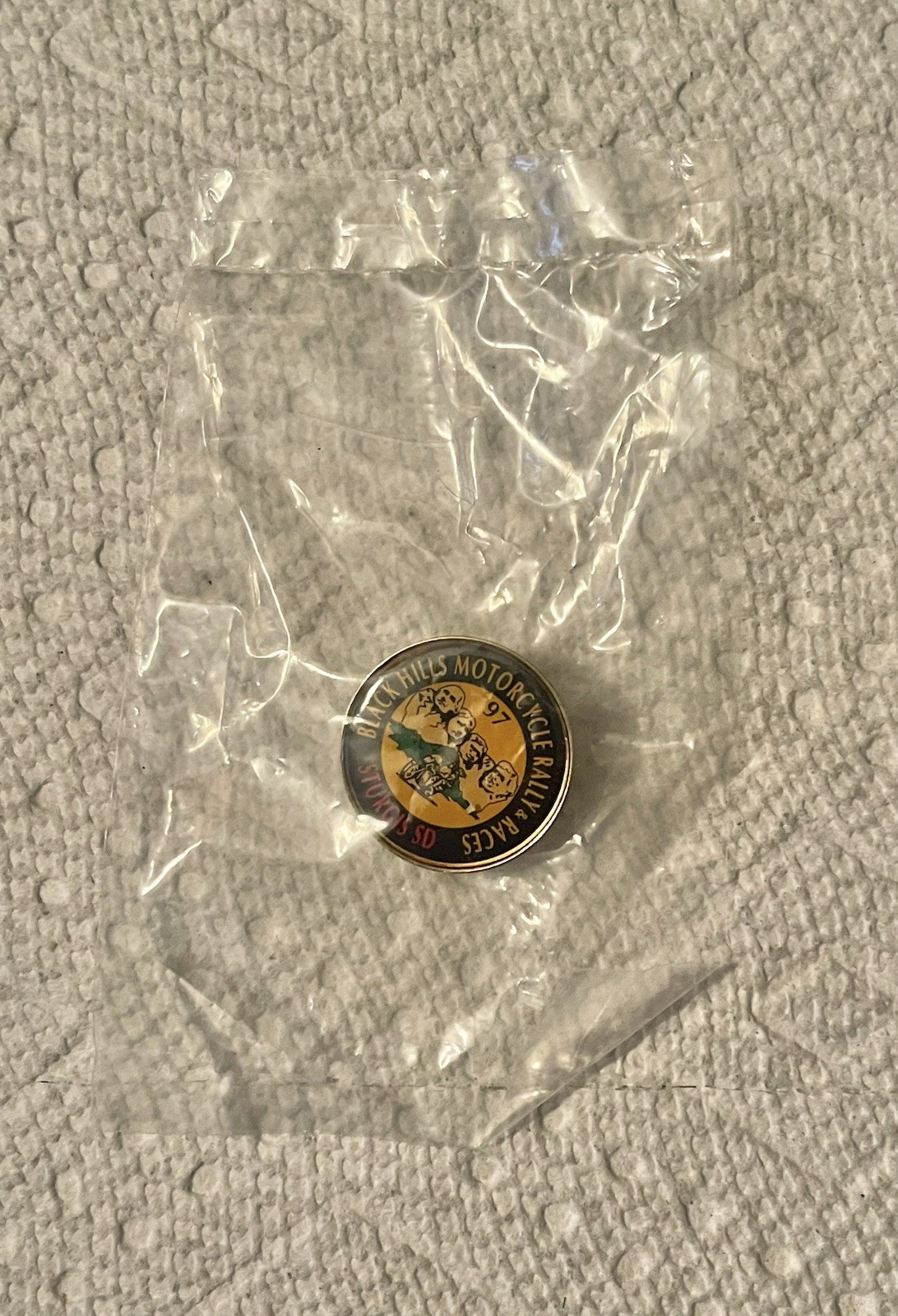 RARE 1997 Sturgis Black Hills Motorcycle Rally & Races Pin Collectible NIP