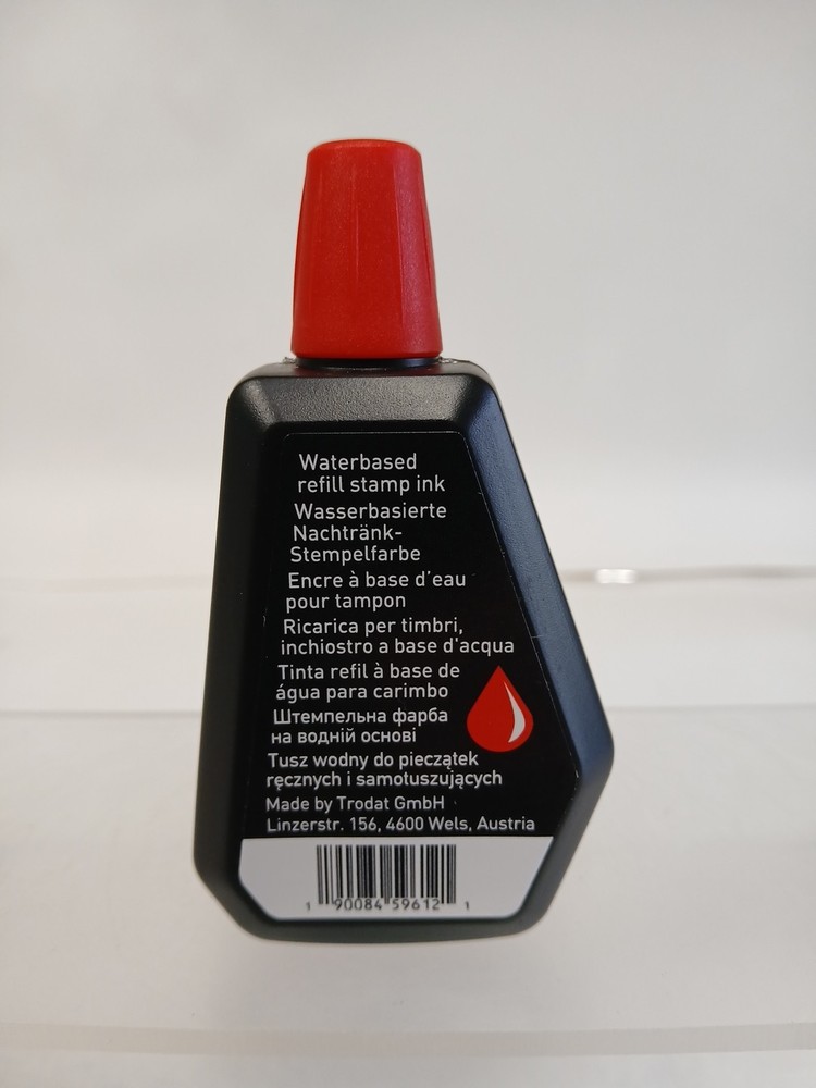 Trodat Stamp Ink Red 60 ml Water-Based