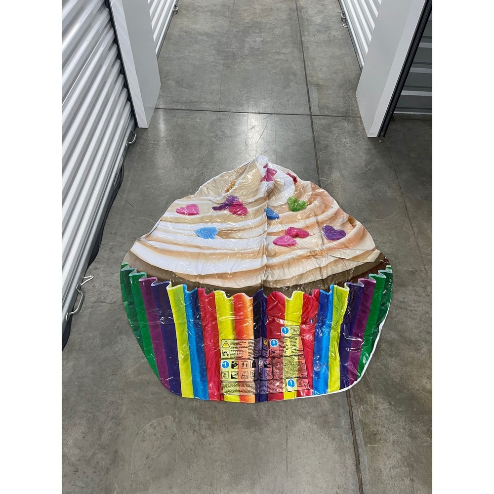 Intex Cupcake Mat Inflatable Pool Float Rainbow Sprinkles 58770EU Multicolor