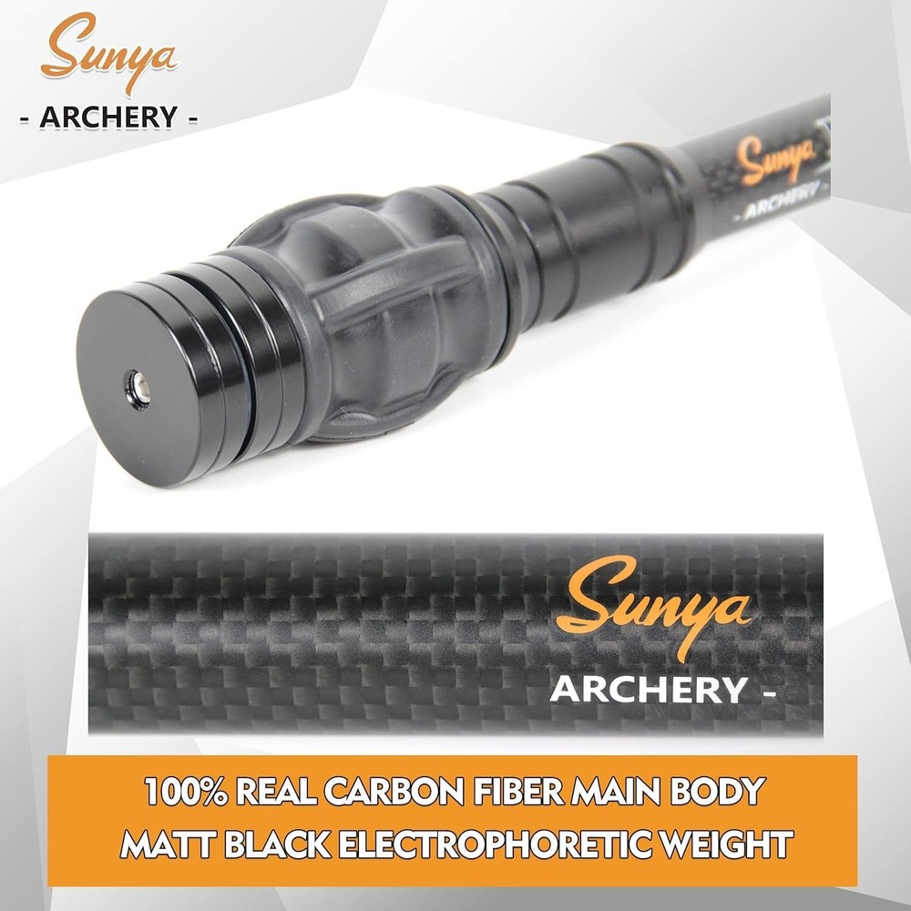 Carbon Fiber Archery Bow Stabilizer Kit=