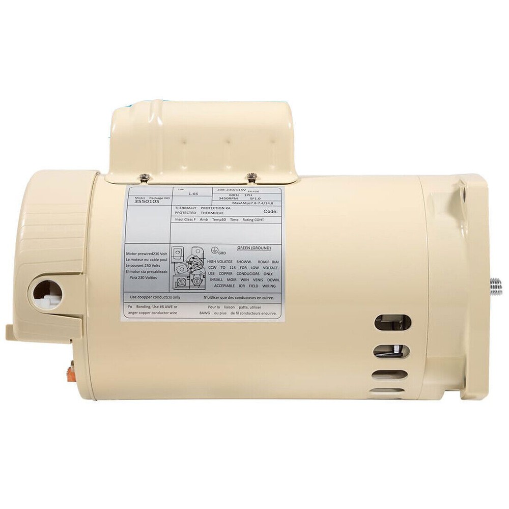 For WhisperFlo High Performance Pool Pumps Energy Efficient Replacement Motor