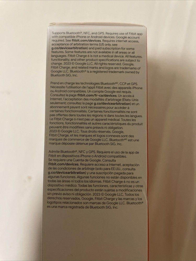 Fitbit Charge 6 Rose Gold