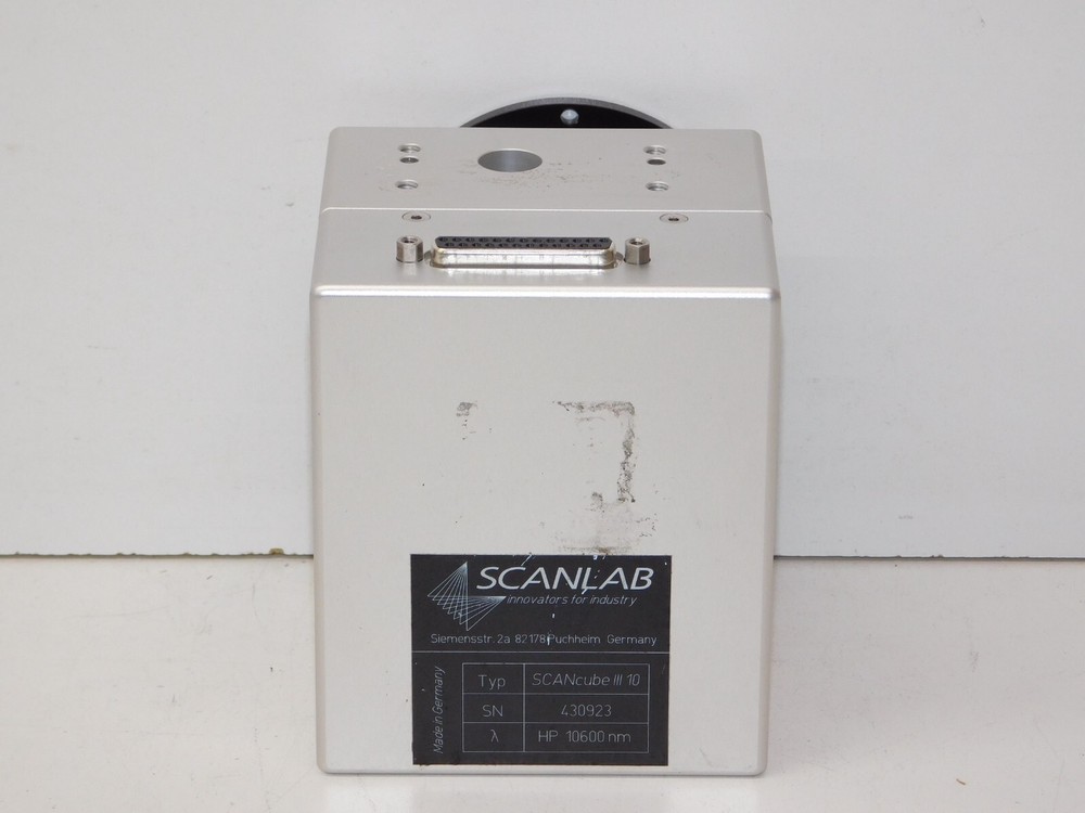 Scanlab SCANcube III 10 10600 nm Laser Galvanometer Scanner Module Head Unit