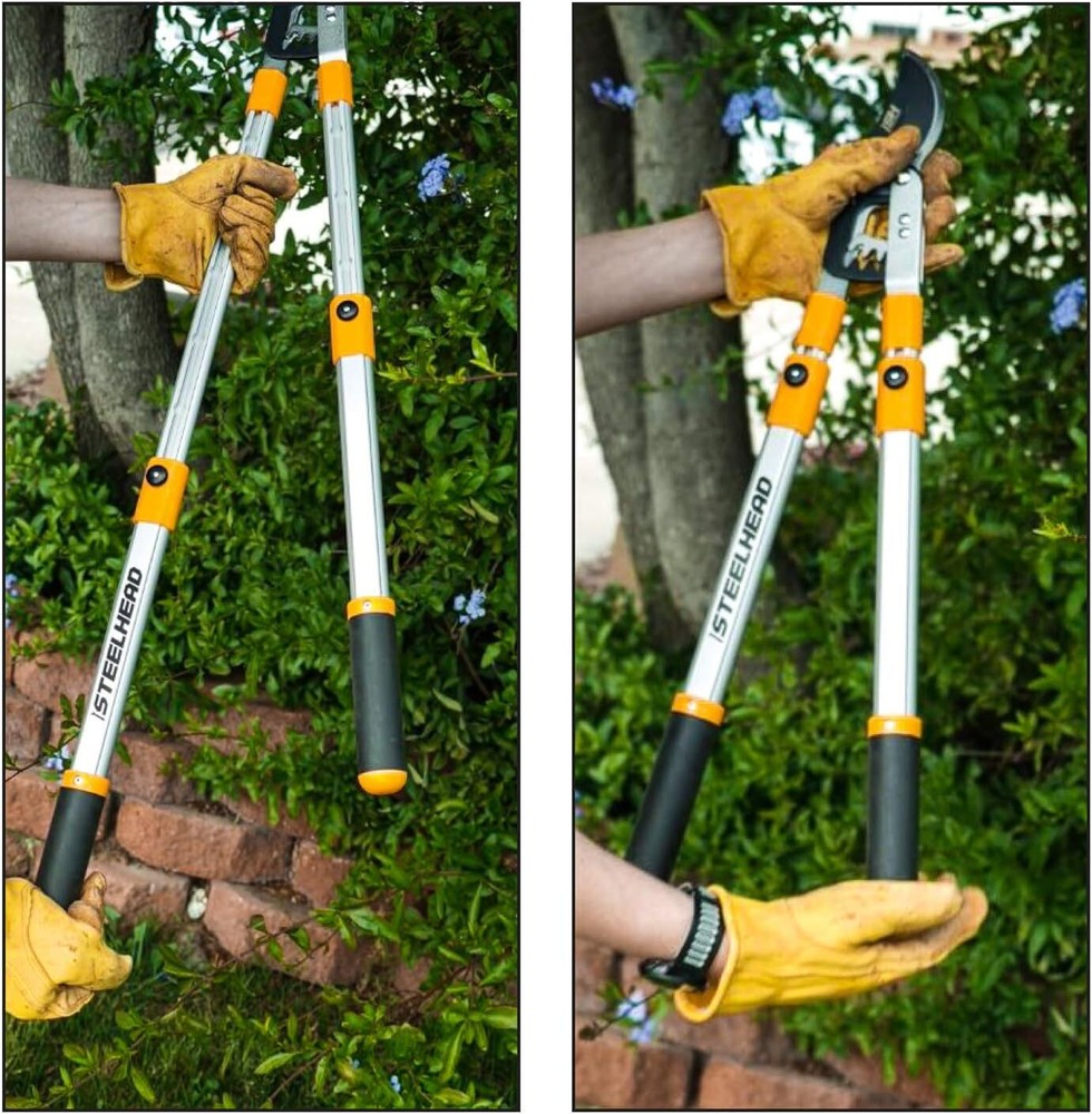 27-40" Adjustable Gear-Bypass Limb & Branch Lopper with Extendable Handle