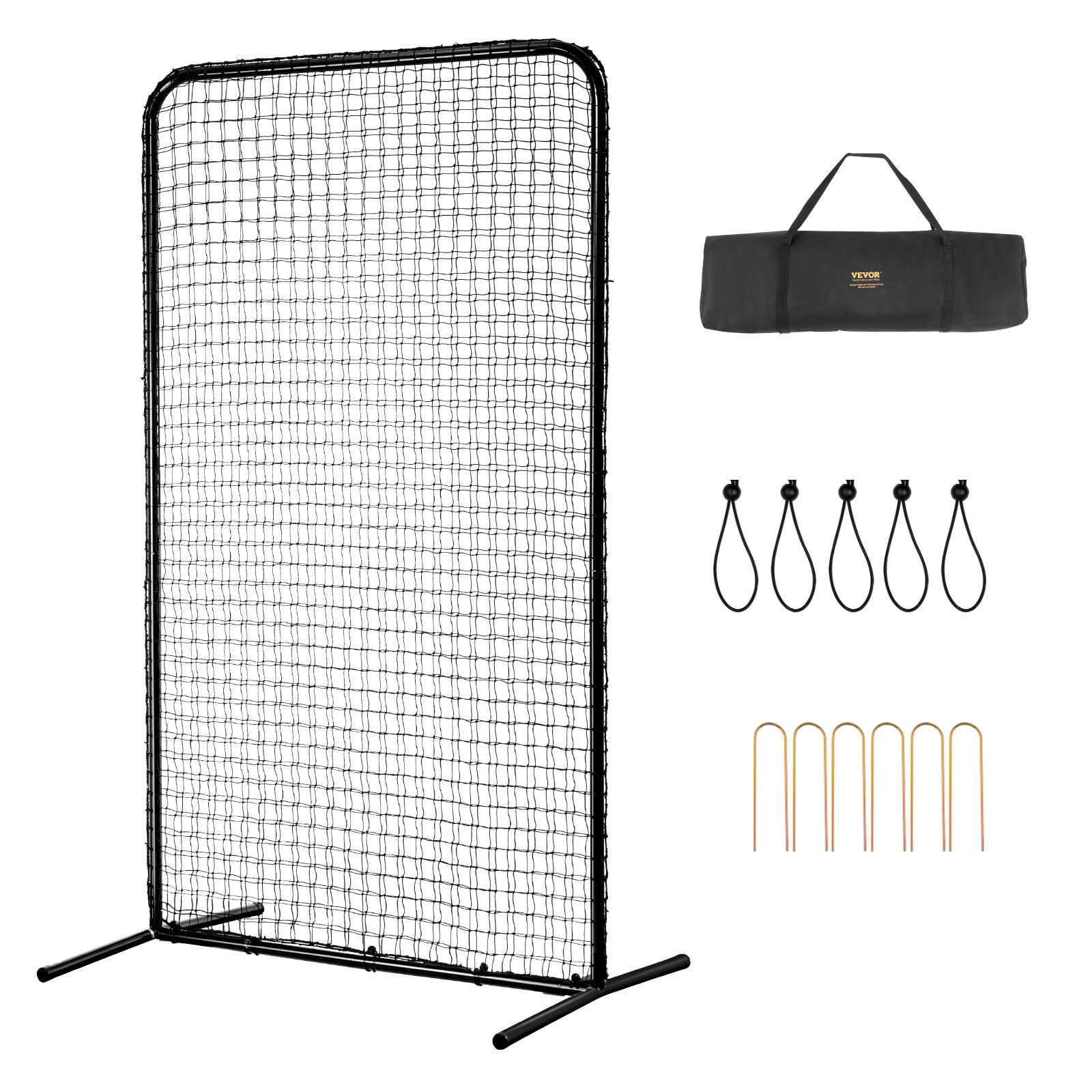 VEVOR I Screen Baseball Pitching Net for Batting Cage Softball Screen 7x4ft