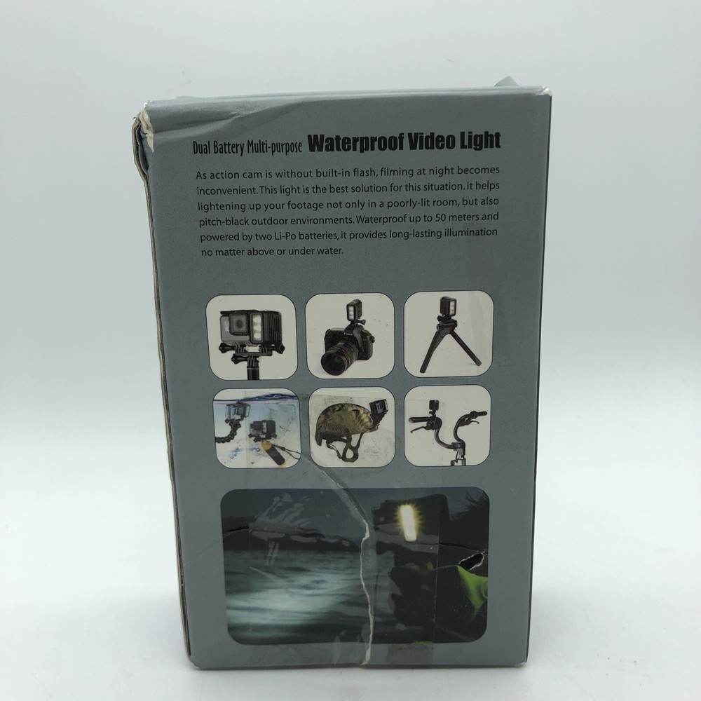 GEPULY LED Diving Light 164ft Waterproof 3Modes Lightweight Multi-Purpose