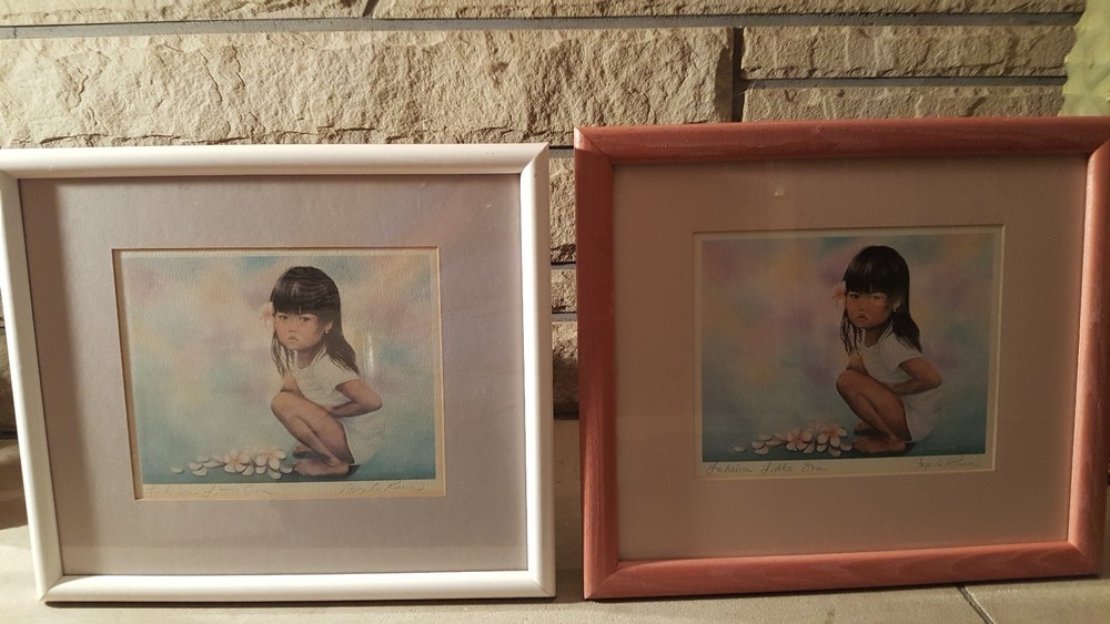 Two Angela Kanas "Lahaina Little One" Art Prints