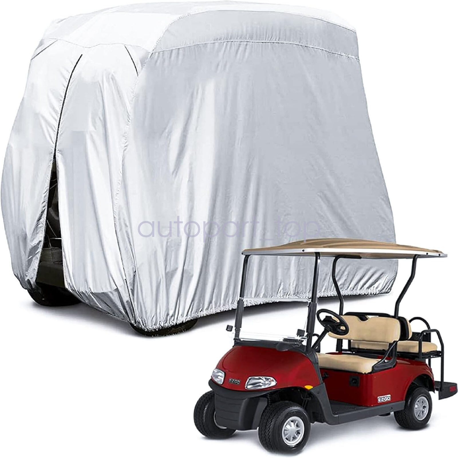 UV Prevent Dustproof Waterproof cloth Golf Cart Cover For EZGo Club Car Yamaha